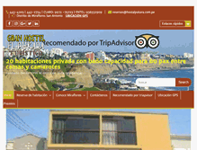 Tablet Screenshot of hostalpukara.com.pe